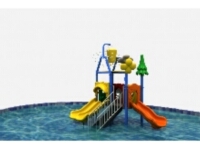 Small Water Pool Slide with Vat for Home & Garden